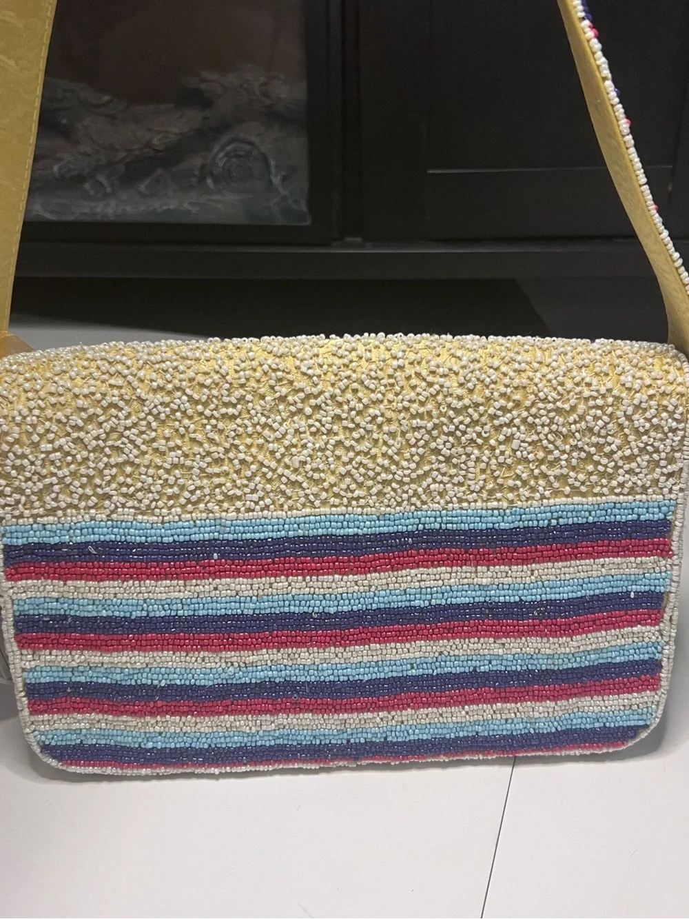 Handmade Rare Beaded Mini Handbag By From India To You